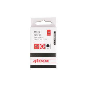 TORX-BIT TX-25 25MM IMPACT 10 STUKS 4TECX