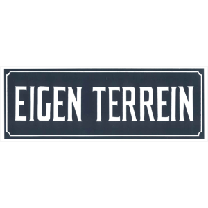 BORD BLAUW 100X275MM 