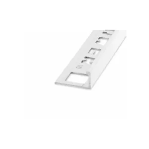 SUBSTRAT TEGELPROFIEL ALUMINIUM WITGECOAT 12,5X2500MM