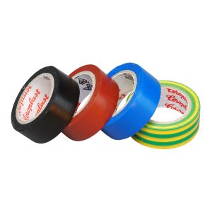 ISOLATIEBAND TAPE 4 KLEUREN ASSORTIMENT 15MM X 4.5 METER