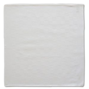 THEEDOEK  WIT GEBLOKT DDDDD  65X65