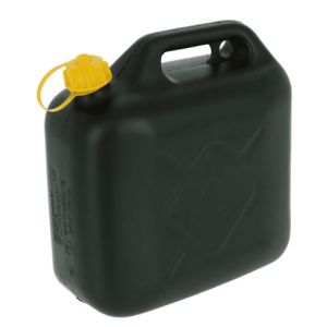 JERRYCAN OLIEBESTENDIG ZWART 10 LTR