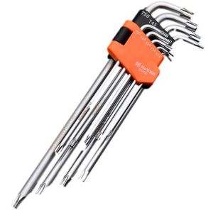 HARDEN INBUS-STIFTSLEUTELSET LANG TORX TX10 T/M TX 50 9-DELIG