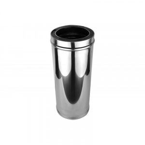 CONVESA KACHELPIJP + TOEBEHOREN DUBBELWANDIG RVS Ø150