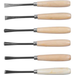 HOUTSNIJMES / GUTS 6-DELIG SET