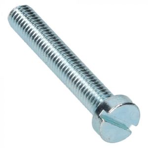 METAALSCHROEF CILINDERKOP SLEUF DIN 84A MESSING BLANK M5 X 70