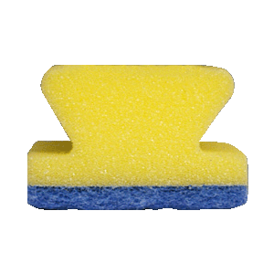 HG SANITAIRSPONS BLAUW/GEEL (1ST) 1440