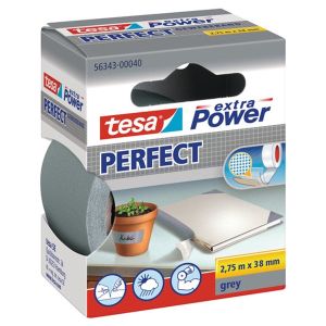 TESA TAPE XP PERFECT WATERPROOF 2,75MTRX38MM GRIJS