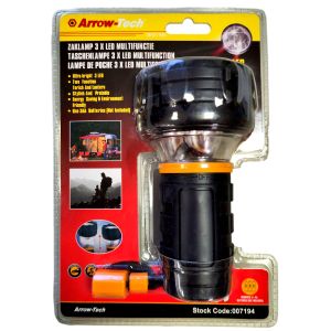 CAMPINGLAMP / ZAKLAMP 3 LED ARROW-TECH