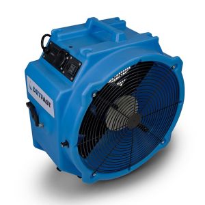 AXIAAL VENTILATOR, MET URENTELLER, BLAUW -  DRYFAST DAF6000