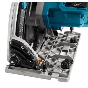MAKITA DSP600ZJ2 2X18V INVALCIRKELZAAG 165MM MET LINIAAL 