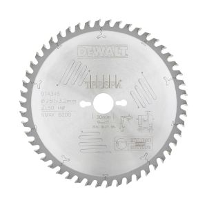 CIRKELZAAGBLAD GESCHIKT VOOR TRESPA®, 250X30X50T, HT, POSITIEF 5°, KER - DEWALT [DT4345-QZ]