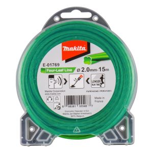 MAKITA KLAVERBLADVORMIG MAAIDRAAD 2,0X15 METER GROEN E-01769