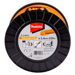 MAKITA KLAVERBLADVORMIG MAAIDRAAD 2,4X225 METER ORANJE E-01812