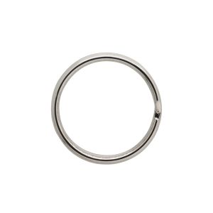 SLEUTELRING VERNIKKELD 8X10MM