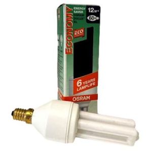 SPAARLAMP OSRAM DULUX EL ECONOMY 12W/827  E14