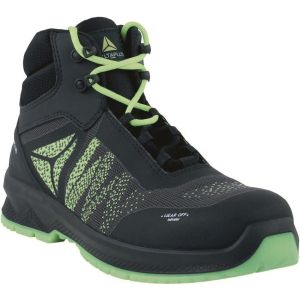 DELTA PLUS VEILIGHEIDSSCHOEN CIMA S1PS SR ZWART GEEL VETER HOOG