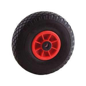 WIEL STEEKWAGEN Ø260X85MM.AS 25 PU BAND KOGELGELAGERD