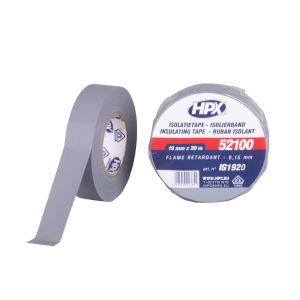 HPX PVC ISOLATIETAPE VDE - GRIJS 19MM X 20M