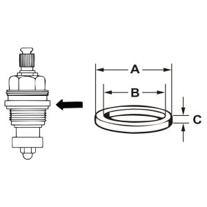 DICHTING-SET O-RINGEN PER 8 STUKS [TEC380002]
