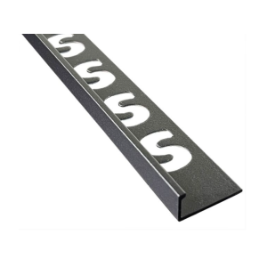 SUBSTRAT TEGELPROFIEL ALUMINIUM GECOAT ZWART 11X2700MM