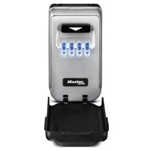 MASTERLOCK SLEUTELKLUIS  MET VERLICHT CIJFERSLOT GRIJS/ZWART 25X60X106 5425EURD