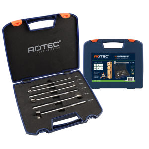 ROTEC 3D-HOUTBORENSET '244', 6-DELIG,