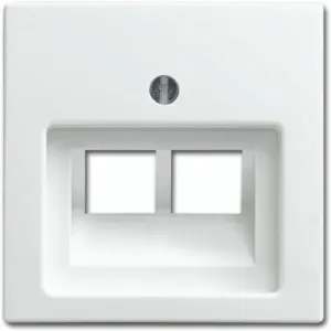 BUSCH JAEGER BALANCE CENTRAALPLAAT SI, TBV UAE, 2-V, ALPIN WIT