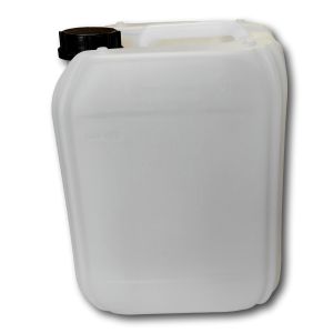 JERRICAN10 LTR TRANSPARANT+DOP ZWART VERZEGELBAAR 1000515
