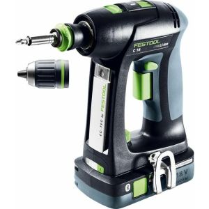 ACCU SCHROEFBOORMACHINE FESTOOL C 18 HPC4,0 I-PLUS