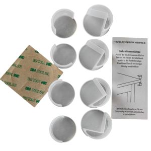 HOEKBESCHERMER VERLOFIX TRANSPARANT SET A 4 STUKS