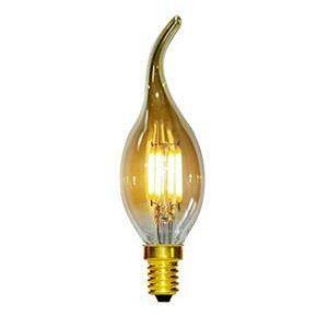 LEDLAMP FILAMENT GOLD TIPKAARS  E14 2W WARMWIT DIMBAAR HP-C35L-4SSMD