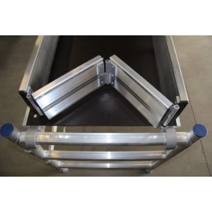 ASC KANTPLANKENSET ALUMINIUM SCHARNIEREND 135X250