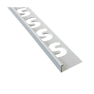 SUBSTRAT TEGELPROFIEL ALUMINIUM MAT ZILVER 8X2700MM