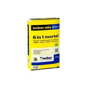 WEBER MIX 6 IN 1 MORTEL 25KG