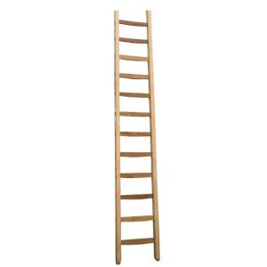 HOUTEN BOUWLADDER 17 SPORTEN 4,5M
