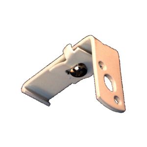 WANDSTEUN UNIV. LUXE WIT 5CM VOOR GORDIJNRAIL