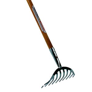 ROZENHARK - METAAL - 10 TANDEN - HOUTEN STEEL - 150 CM