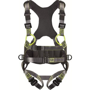 VALBEVEILIGINGSHARNAS MET RIEM - ALUMINIUM, POLYESTER - BEVESTIGINGSPUNT VOOR VALBEVEILIGING: DORSAAL, BORST - XL/XXL