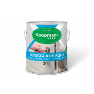 KOOPMANS LAKVERF HOOGGLANS 0.75 LTR AQUA OP KLEUR GEMENGD