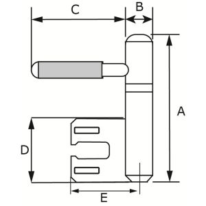 INBOORPAUMELLE 14MM VOOR INMETSEL KOZIJN H