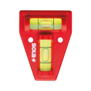 KRUISWATERPAS DRIEHOEK 45X60MM ROOD K5