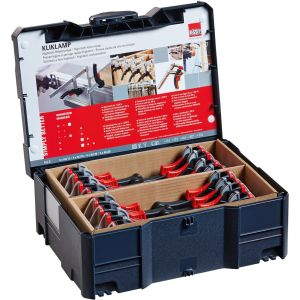 LIJMTANG BESSY KLIKLAMP SET á 4XKLI12/16/20/25 TOTAAL 16STUK