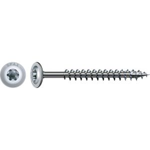 TELLERKOPSCHROEF T40 VOLDRAAD VERZINKT 8X120MM