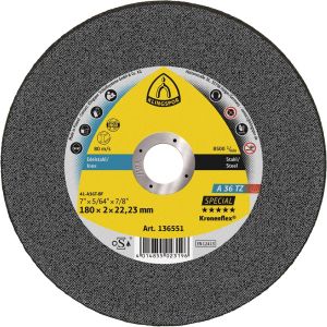 KRONENFLEX® DOORSLIJPSCHIJF 2,0 - 3,2 MM KT/SPECIAL/A36TZ/S/GER/180X2X22,23