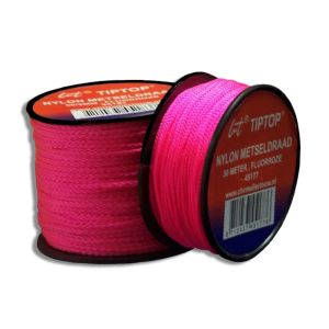 METSELKOORD  50 METER 1 MM FLUORROZE TIPTOP