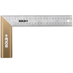 SCHRIJFHAAK SOLA ALU-BLOK SRB 200 MET RVS BEEN, 200X145