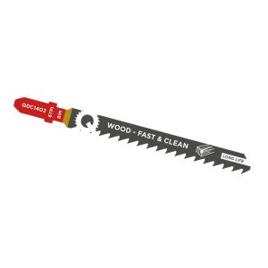 QBLADES DECOUPEERZAAGBLAD HOUT, CONSTRUCTIEHOUT, BIM, FAST & CLEAN, 6TPI - 100MM