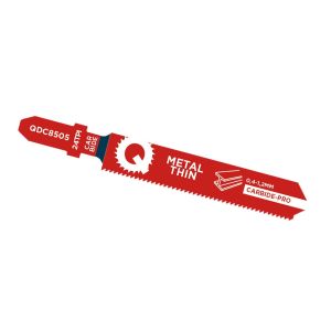 QBLADES DECOUPEERZAAGBLAD DUN METAAL, STAAL TOT 1,2MM, CARB, 24TPI - 76MM, 50X LONGER LIFE