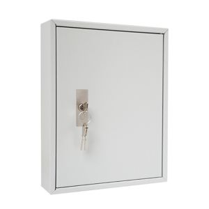 MAUER SLEUTELKAST 20 HAAKS ZWAAR PLAATSTAAL 2MM 380X210X65MM (HXBXD) INCL  CILINDER